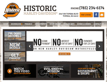 Tablet Screenshot of historicharley.com